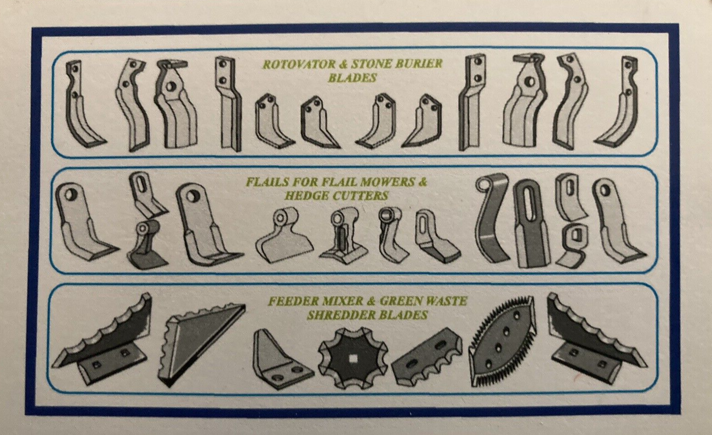 Blade Assembly - Bomford / Tiger / Trackless Boom Flail Mower