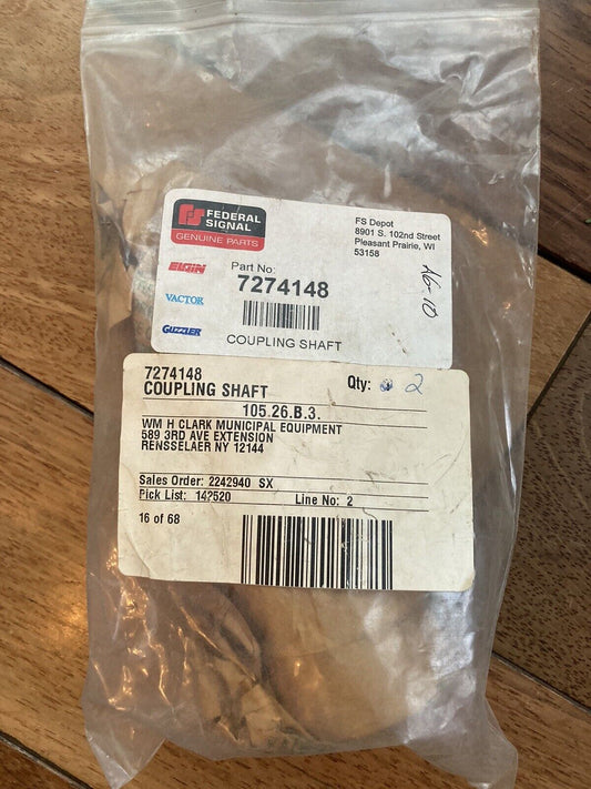 7274148 Elgin Sweeper Coupling Shaft