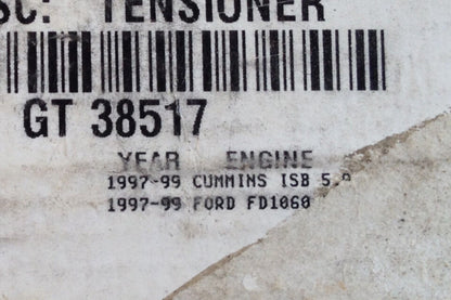 GT 38517 ALLIANCE Belt Tensioner Assembly