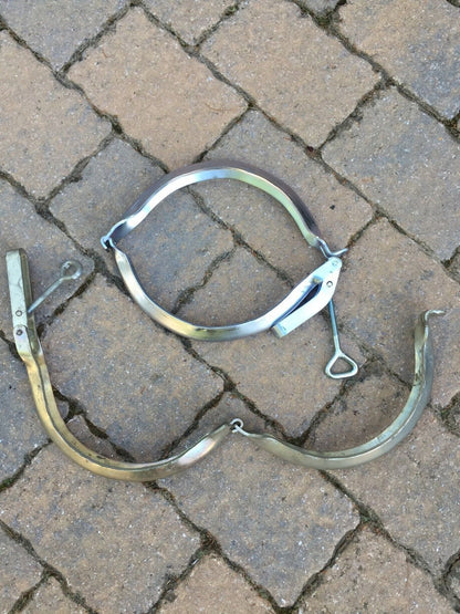 2 PAIR (4) Quick Clamps 16584 8 Inch Diameter for Vactor, Vac Con FLANGED Tubes