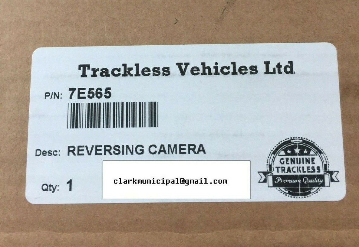 Trackless Back-Up Camera 7E565 w/ Cable as used on MT7