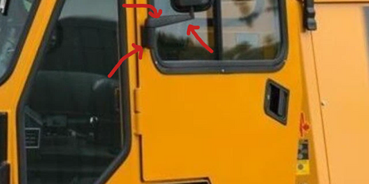 4A510 Outside Mirror ARM ONLY for Trackless MT5, MT6 and MT7 Municipal Tractors