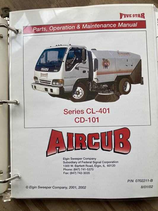 Elgin Air Cub CL and CD Parts Book