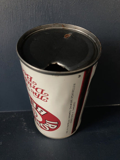 Iron City Old North Side Post Office Pull Tab Beer Can BOTTOM Opened Empty