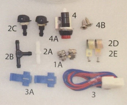 Elgin Pelican Windshield Nozzles NP & NS # 1116778 OEM Washer Kit