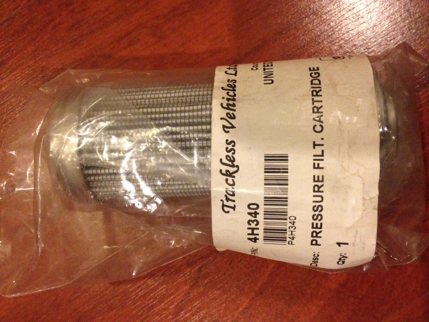 4H340 Filter.  Pressure Filter for Trackless