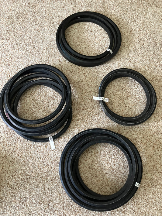 M5136 PAIR of Belts for Trackless Rotary Mower (Copy)