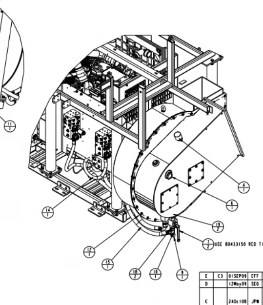 VA6272-0004A  ONE PAIR of Vac All Hydraulic Filter Elements 6272-0004A