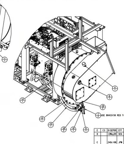 VA6272-0004A  ONE PAIR of Vac All Hydraulic Filter Elements 6272-0004A