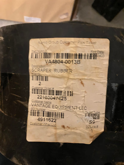 VacAll VA4804-0013B Rubber Runner For 48" Nozzle Assembly