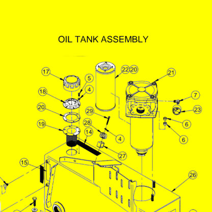 Trackless 5H065 Hydraulic Filter Element Only MT5